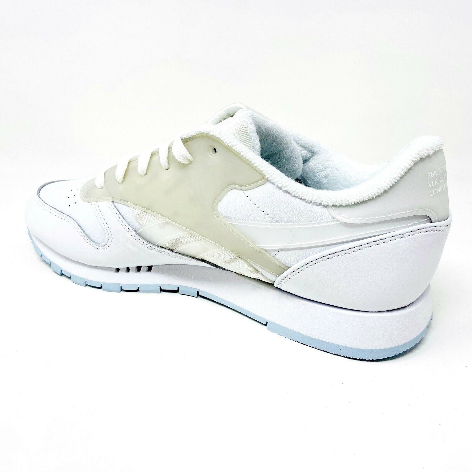 Reebok Classic Leather ATI White Grey Womens Size 9 Casual Sneakers FU6865