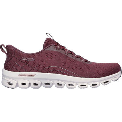 Women's Wide Fit Skechers 104750 Slip-ins Glide Step Elevate Amaze Trainers