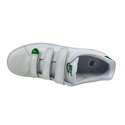 Nike Court Tradition V2 White Pine Green Mens Athletic Sneaker