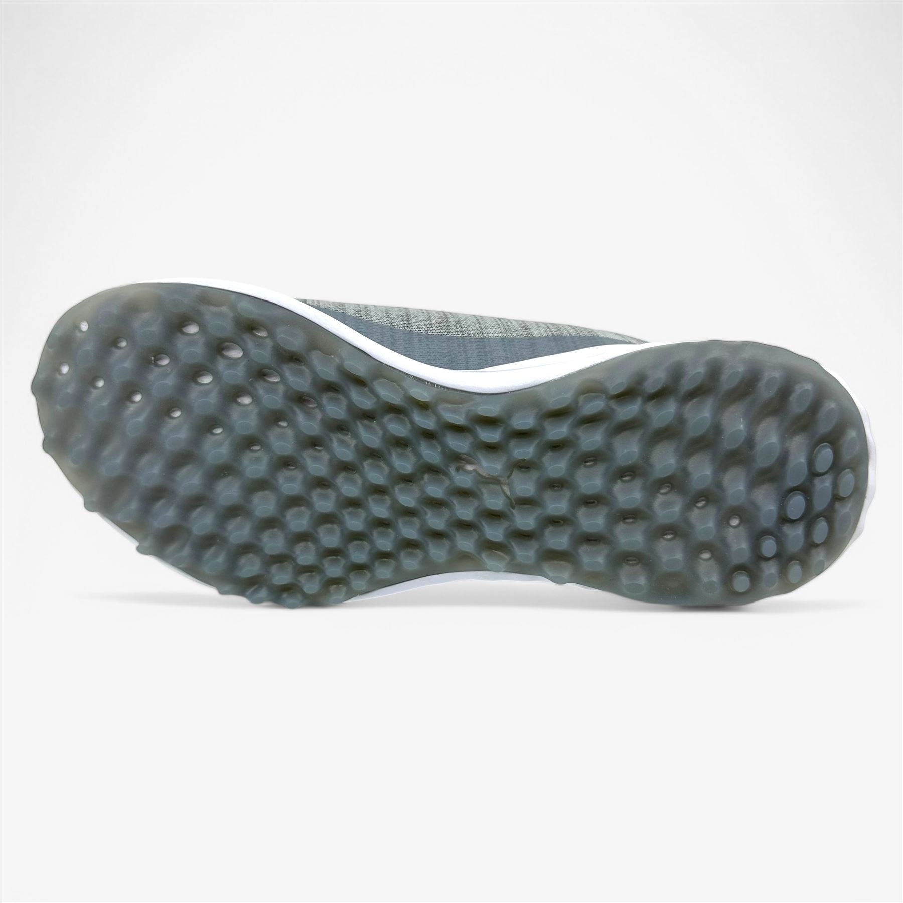 PUMA Fusion Pro Cool Mid Gray Silver Mens Spikeless Golf Shoes