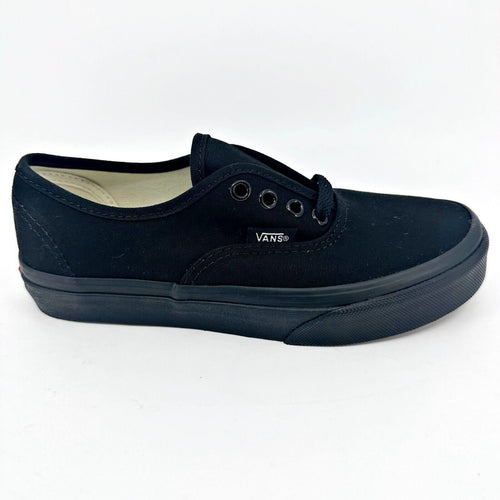 Vans Authentic Triple Black Classic Kids Shoes Casual Sneakers