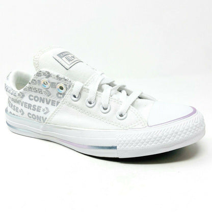 Converse CTAS Madison Ox White Silver Womens Size 5 Casual Shoes 566104C