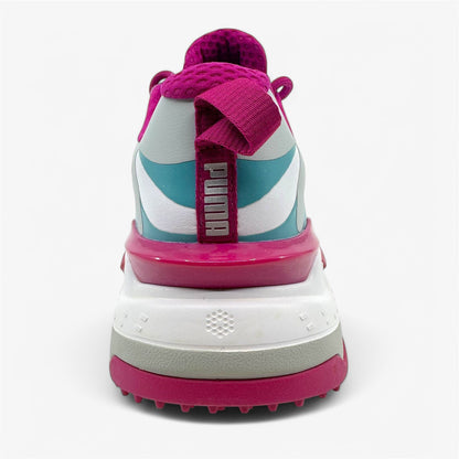 PUMA GS Fast White Chalk Pink Porcelain Womens Waterproof Golf Shoes
