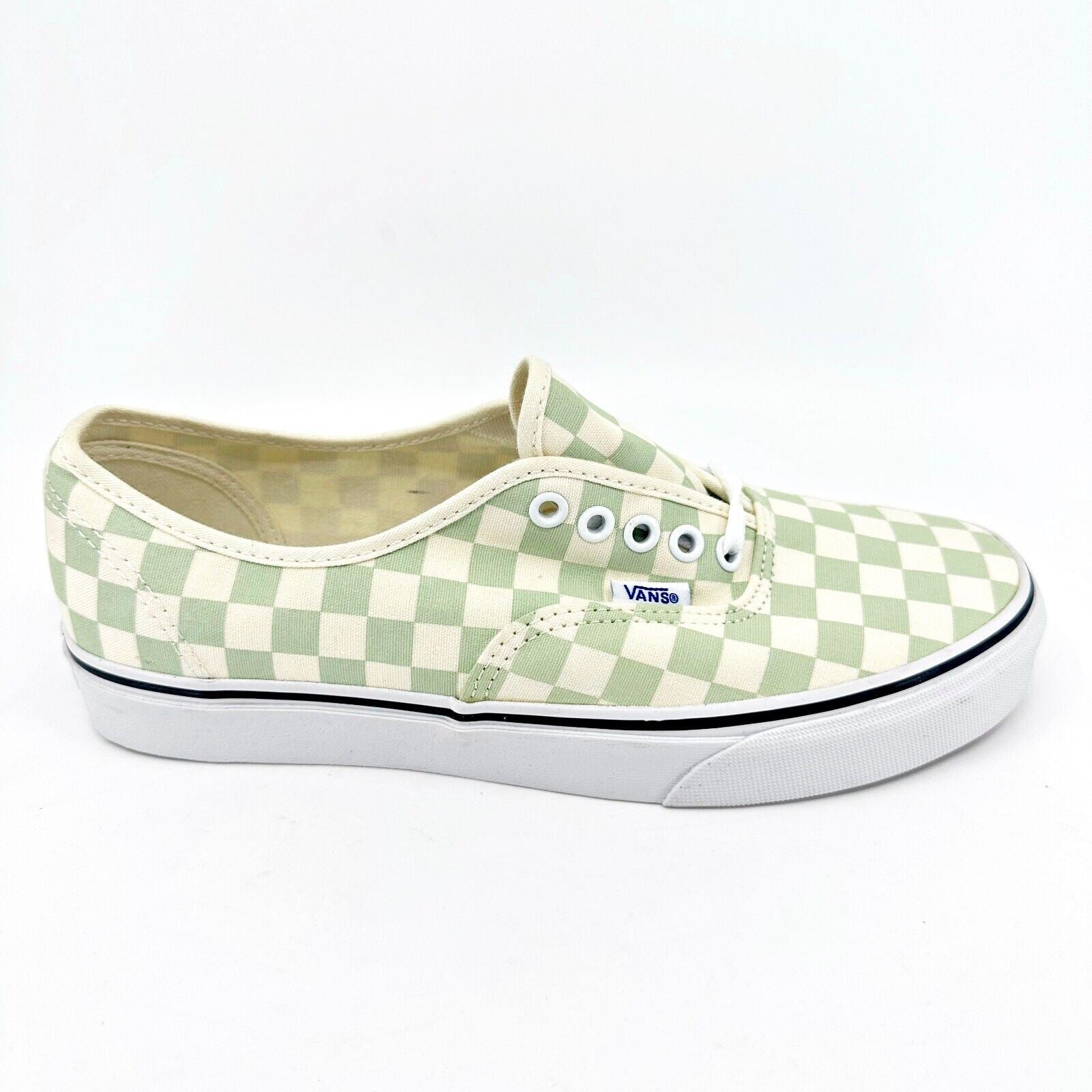 Vans Authentic (Checkerboard) Ambrosia Green White Womens Casual Shoes
