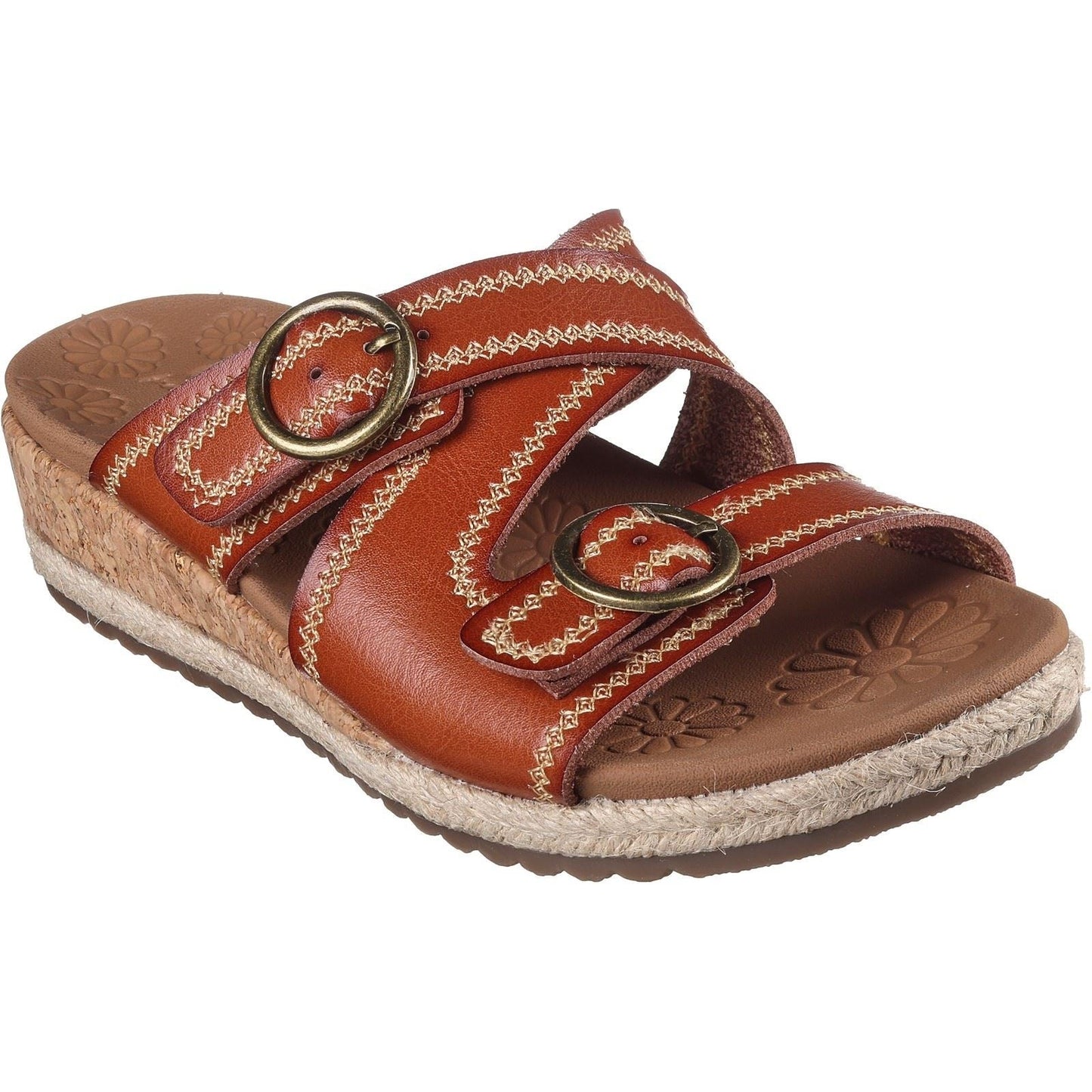 Women's Wide Fit Skechers 119504 Breezie Spring Is Calling Sandals