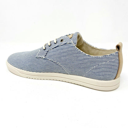 Clae Ellington Textile Navy White Mens Casual Sneakers