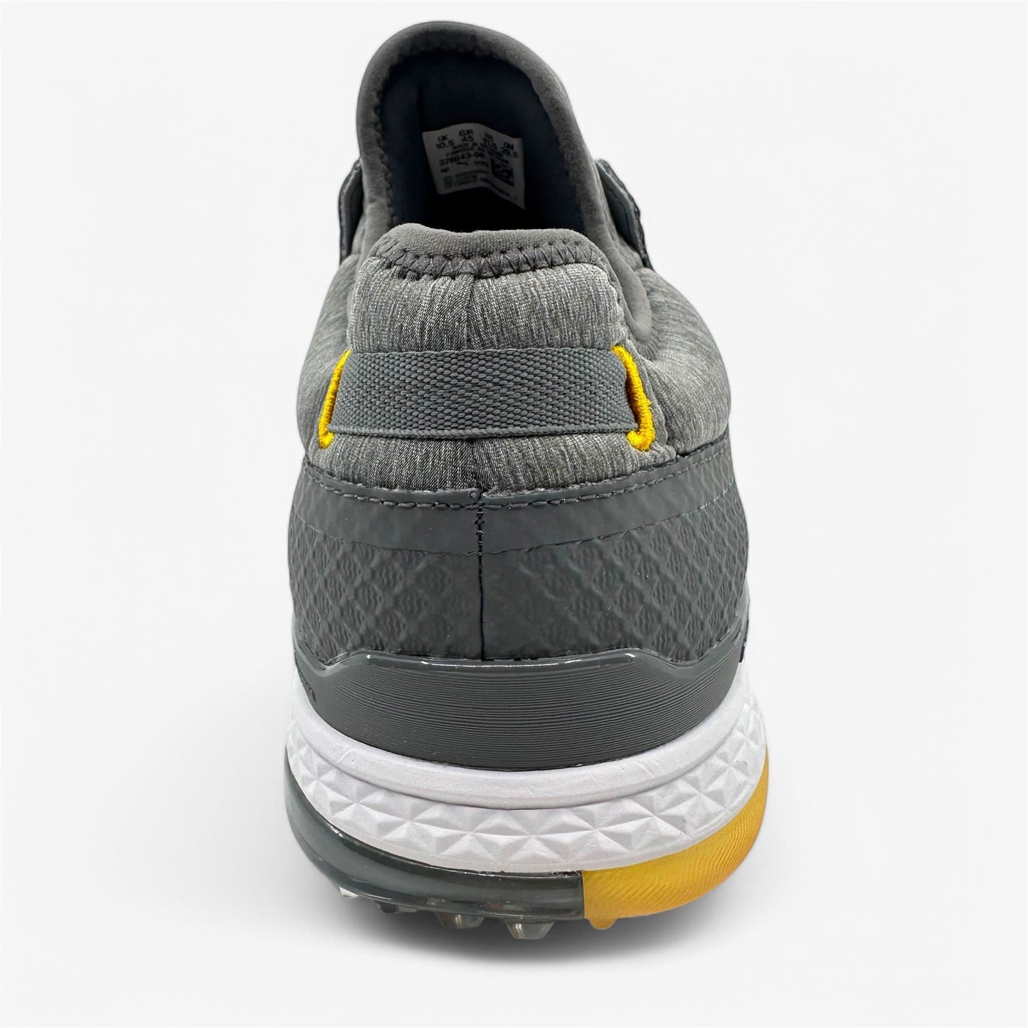PUMA Proadapt Alphacat Disc Quiet Shade Silver Yellow Mens Size 11.5 Golf Shoes