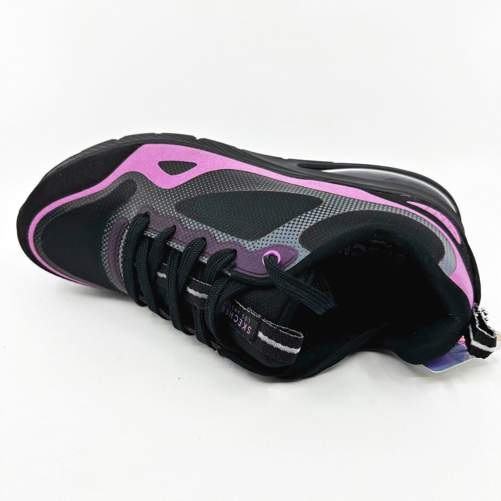 Skechers Uno 2 Mad Air Black Pink Womens Athletic Comfort Sneakers