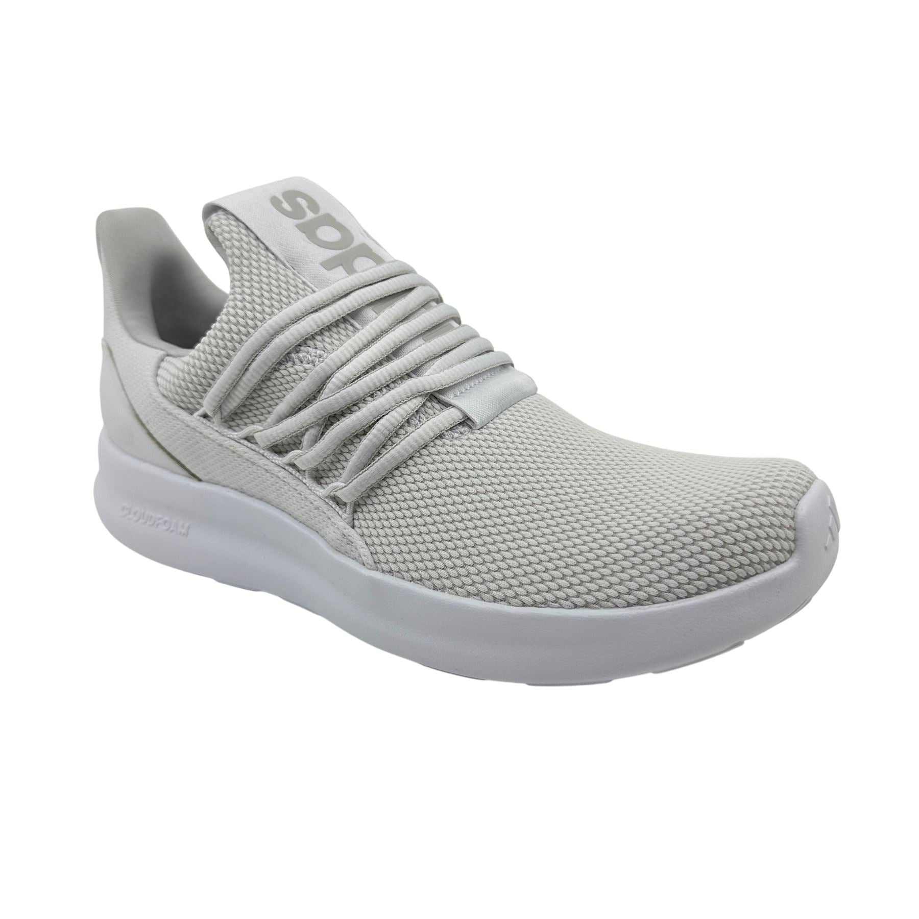 Adidas Lite Racer Adapt 7.0 Cloud White Grey Mens Athletic Sneaker