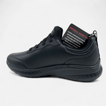 Skechers Squad Chaos SR Rodey Black Womens Electrical Hazard Slip Resistant Sneaker
