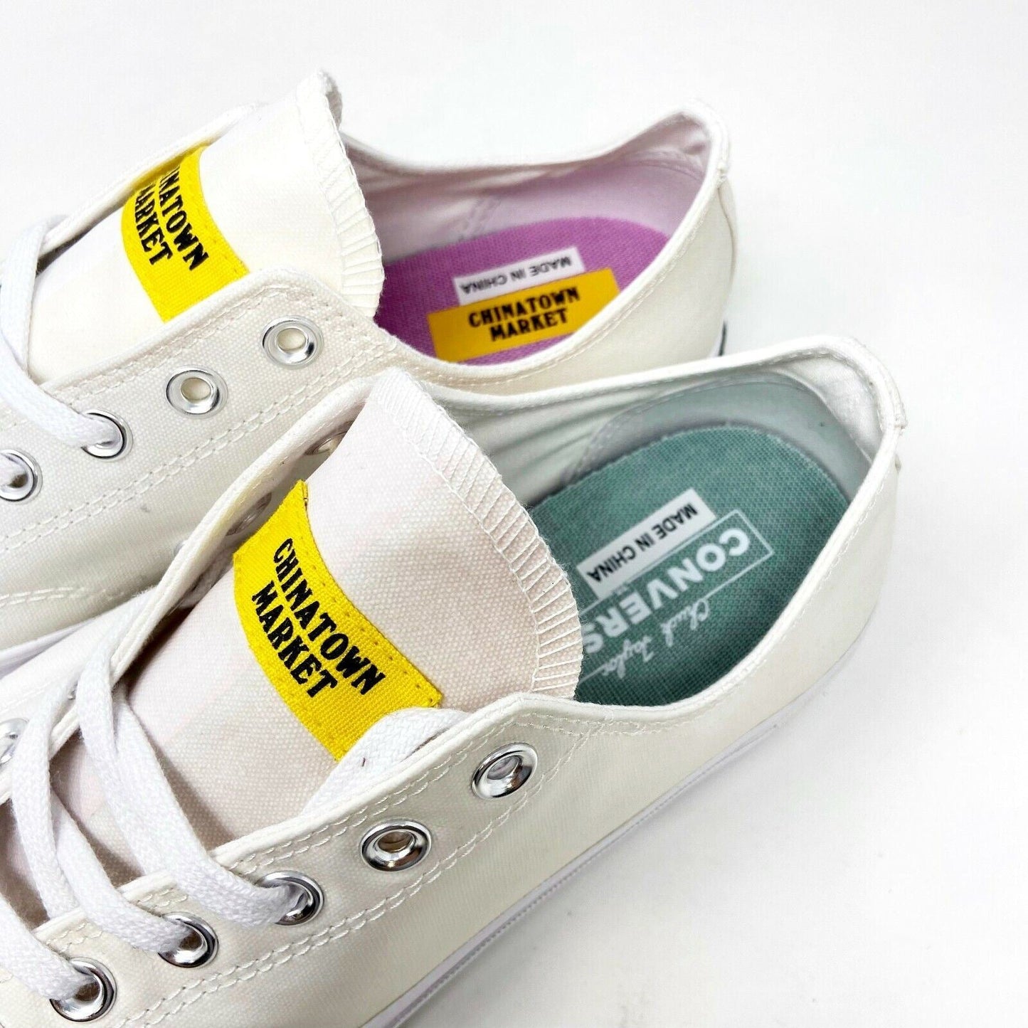 Converse Chinatown Market Chuck 70 Ox White UV Color Changing Mens Shoes 166599C