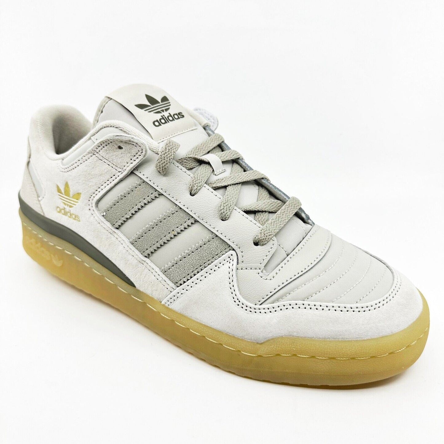 Adidas Originals Forum Low CL Talc Sesame Mens Sneakers HQ7096