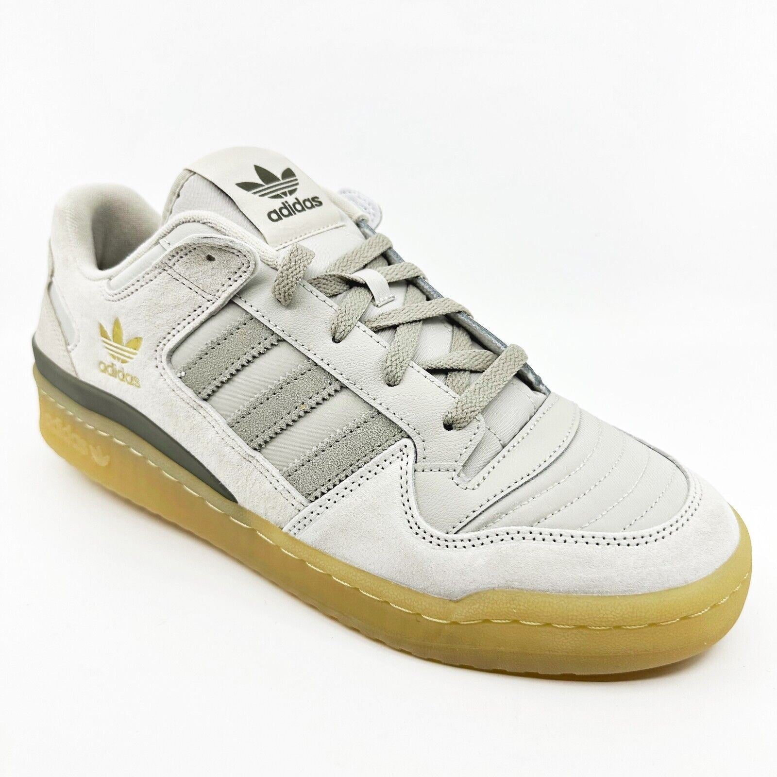 Adidas Originals Forum Low CL Talc Sesame Mens Sneakers HQ7096