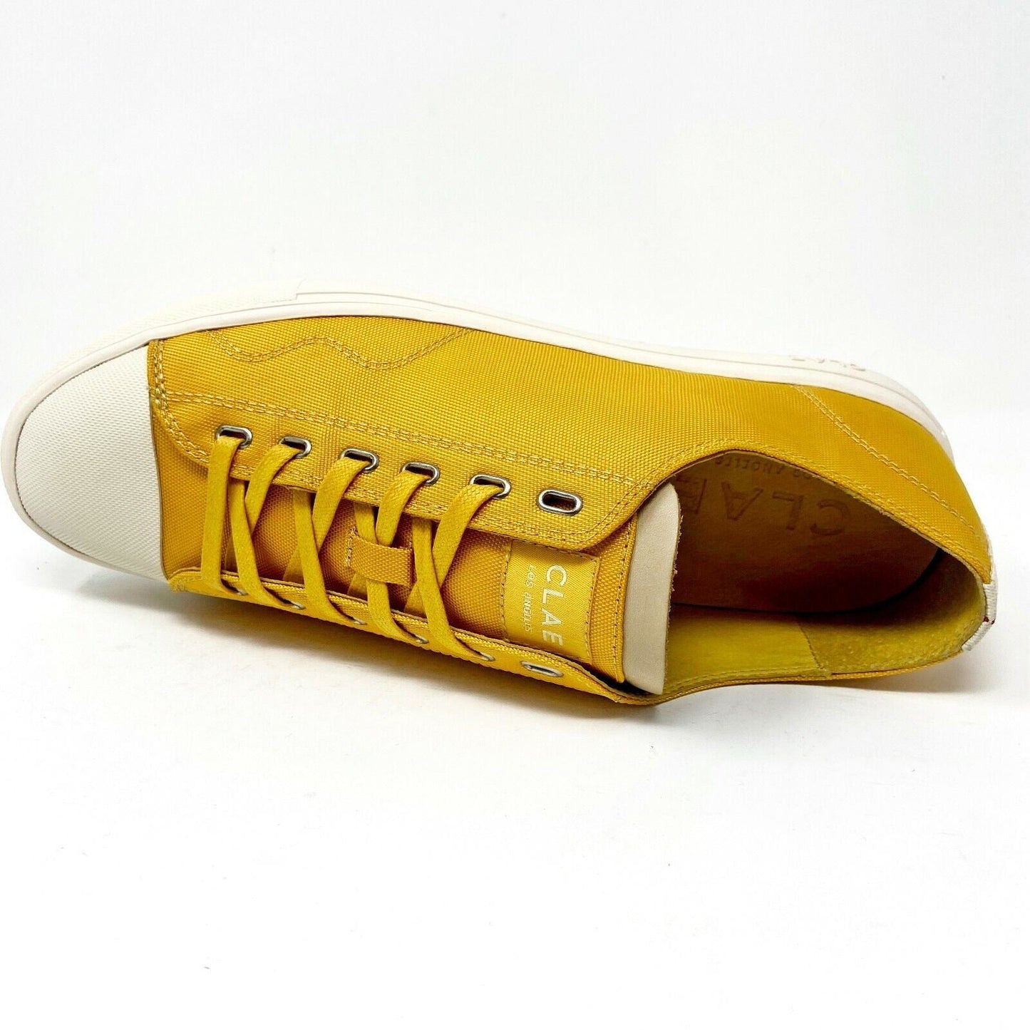 Clae Herbie Textile Ochre Ballistic Nylon Mens Premium Casual Sneakers