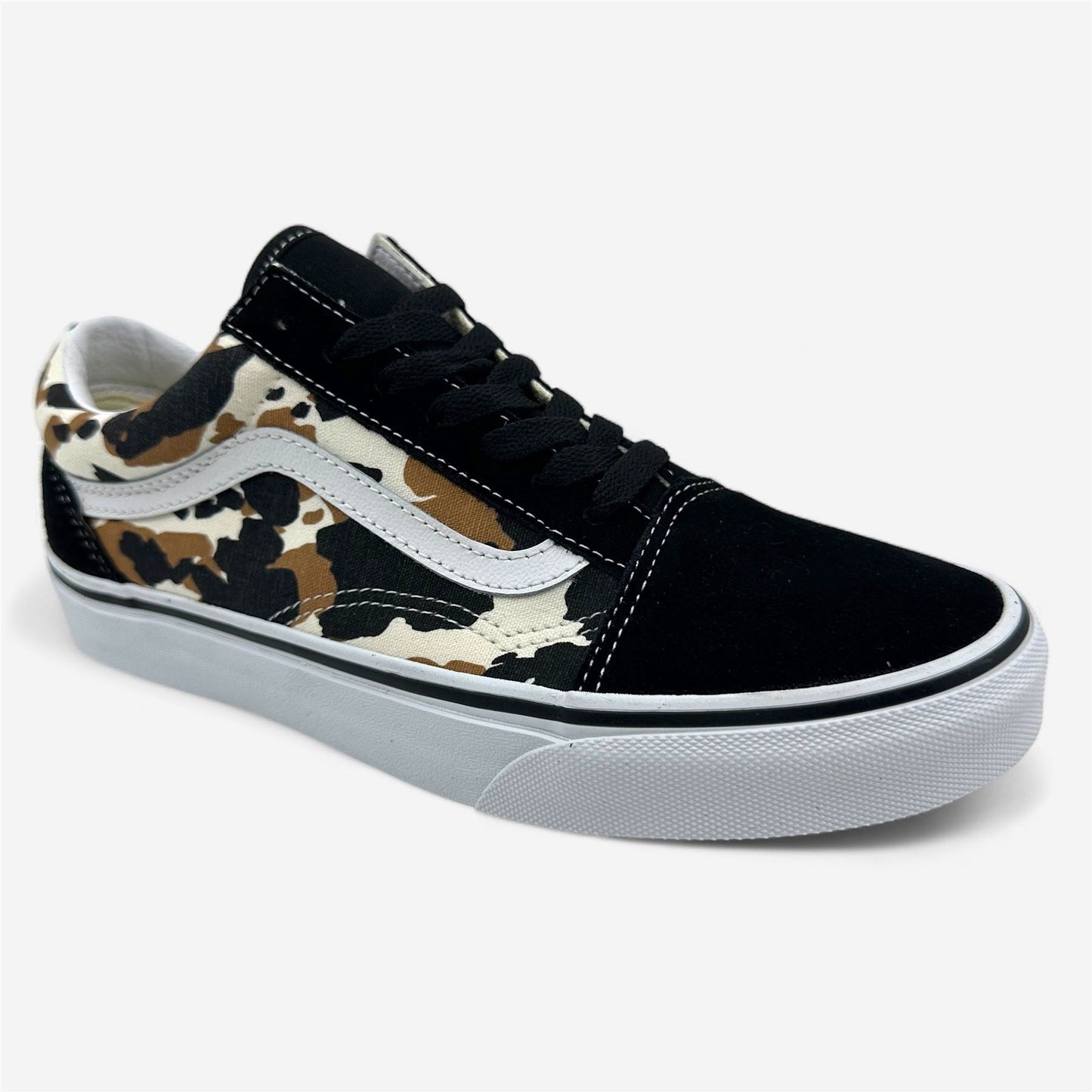 VANS Old Skool Cow Multi Color Womens Athletic Sneaker