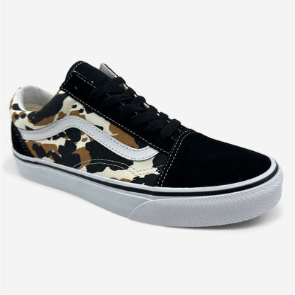 VANS Old Skool Cow Multi Color Womens Athletic Sneaker