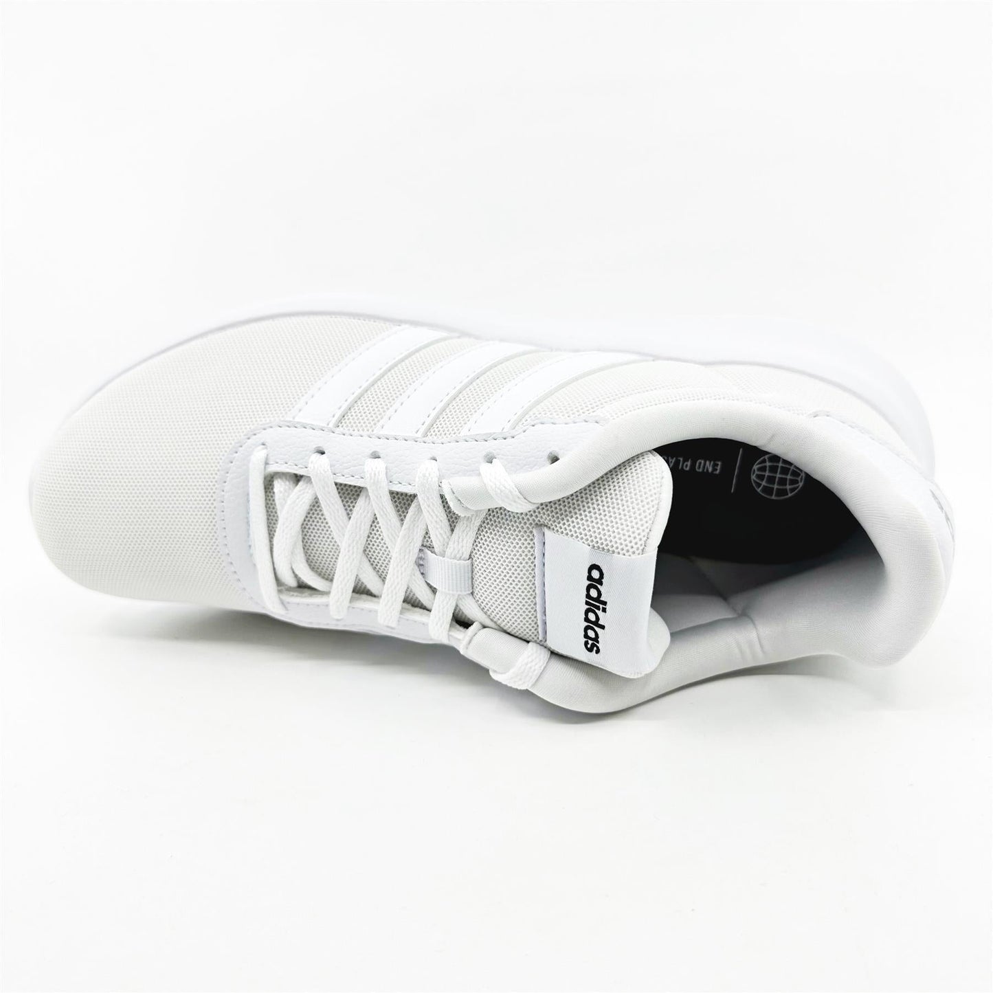 Adidas Lite Racer 3.0 Cloud White Womens Athletic Sneakers