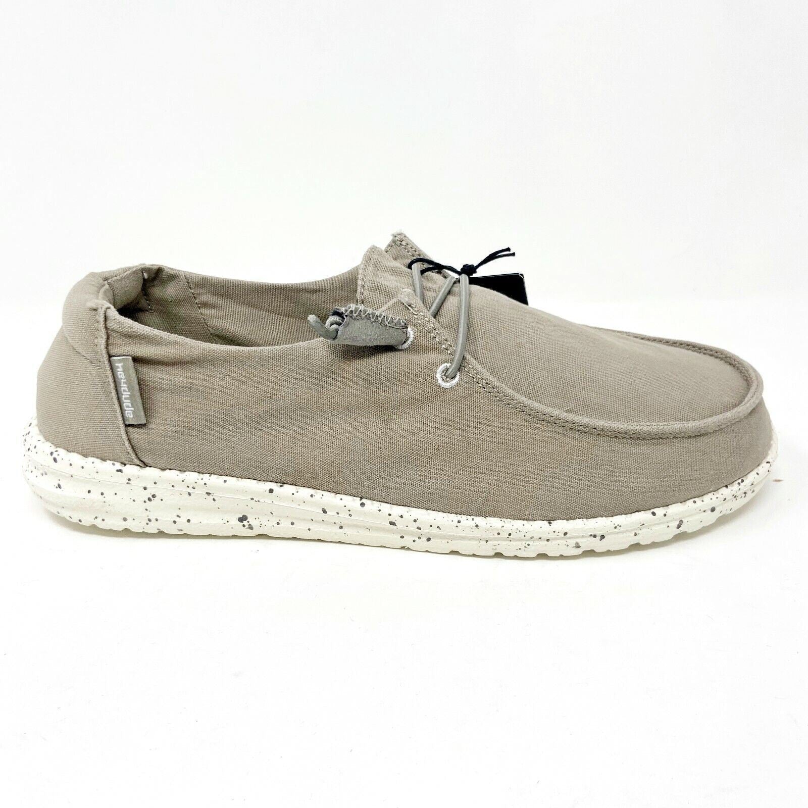 Hey Dude Womens Wendy Grey Slip On Comfort Lightweight Shoes