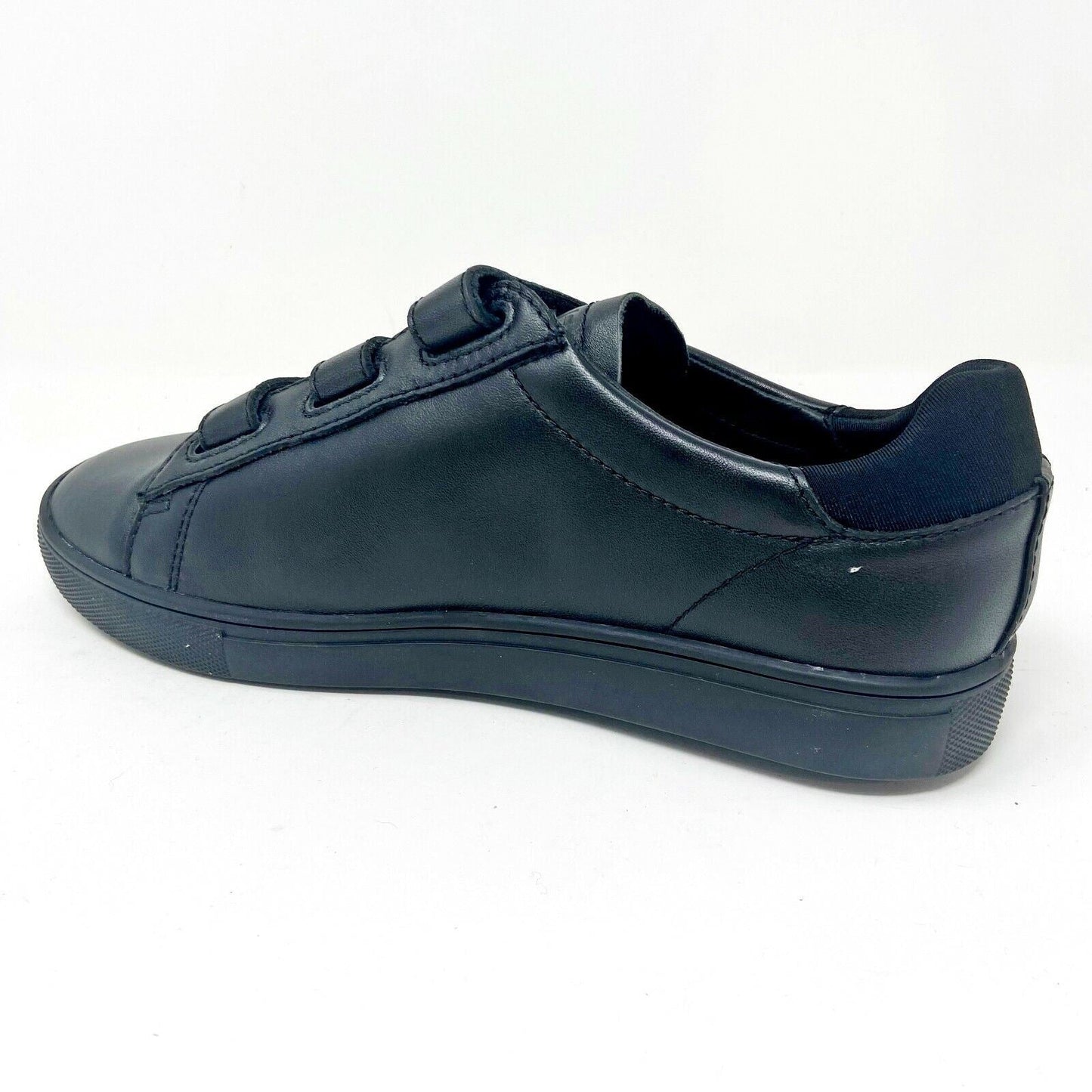 Clae Bradley Black Milled Leather Mens Casual Sneakers