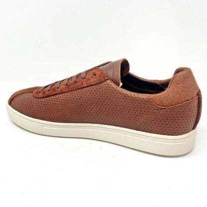 Clae Noah Chestnut Oiled Leather Mens Size 7 Premium Sneakers