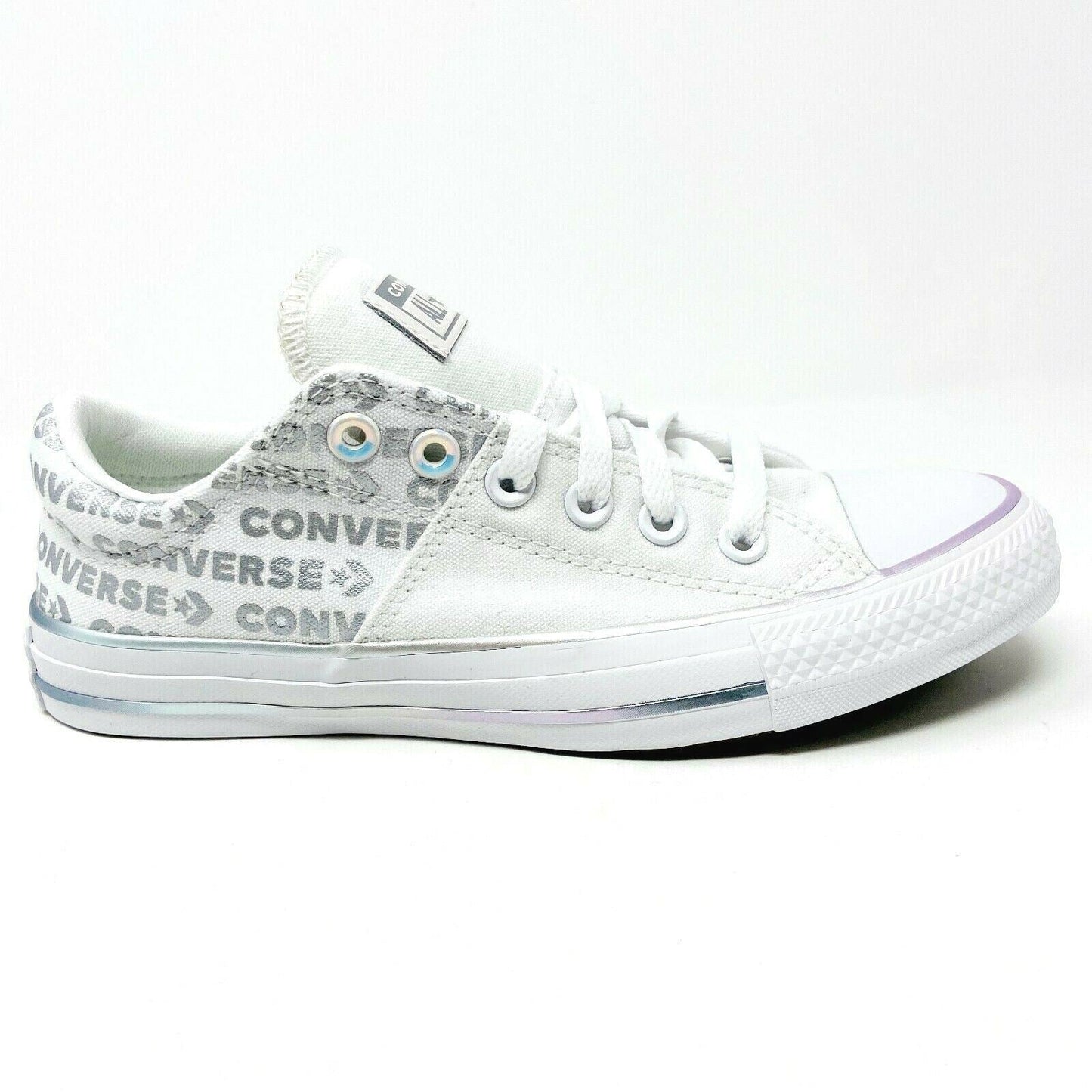 Converse CTAS Madison Ox White Silver Womens Size 5 Casual Shoes 566104C
