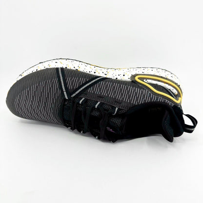 Adidas Solarthon Boost Black Gold Mens Spikeless Golf Shoes FZ1024