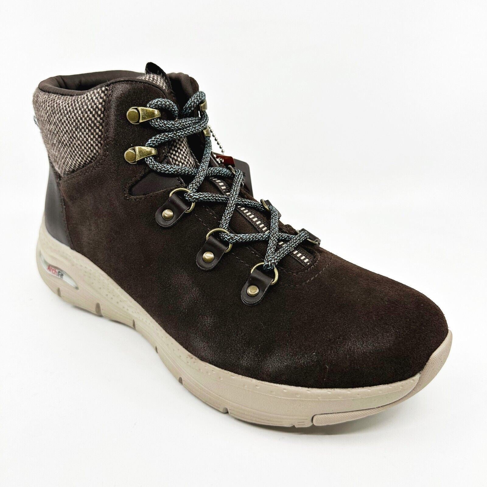 Skechers Arch Fit Extraordinary Chocolate Womens Size 10 Hiker Sneakers
