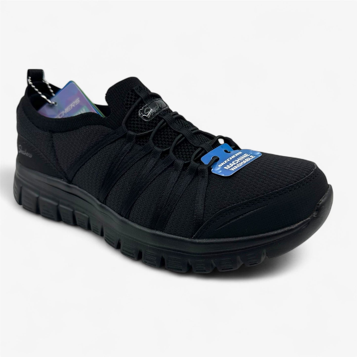 Skechers Graceful Soft Soul Black Womens Athletic Stretch Fit Sneaker