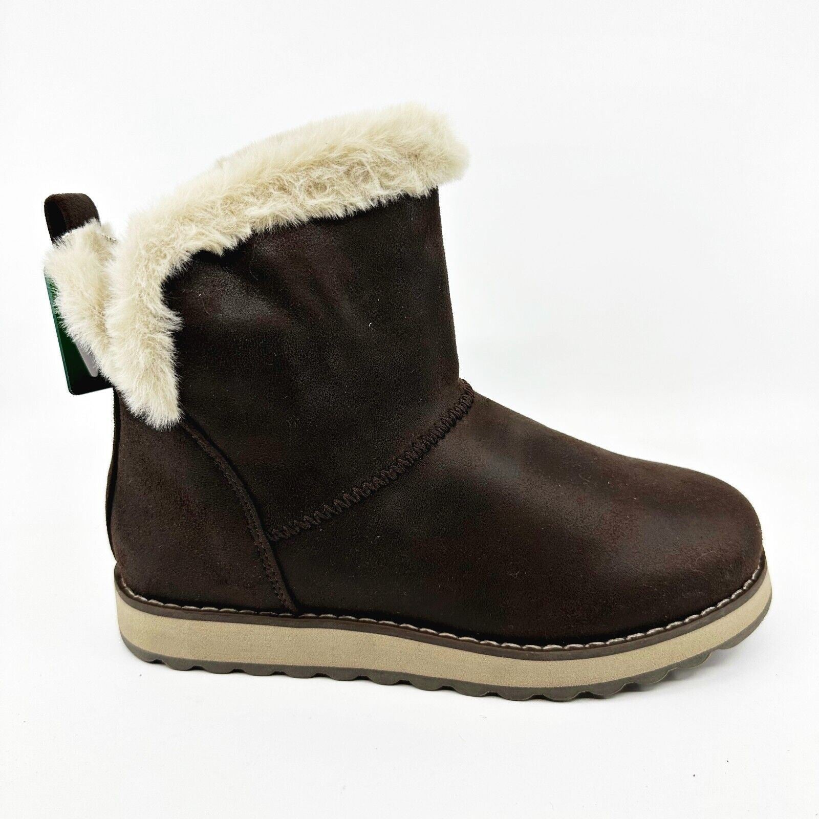 Skechers Keepsakes 2.0 Snowfall Chocolate Womens Size 6 Shearling Winter Boots