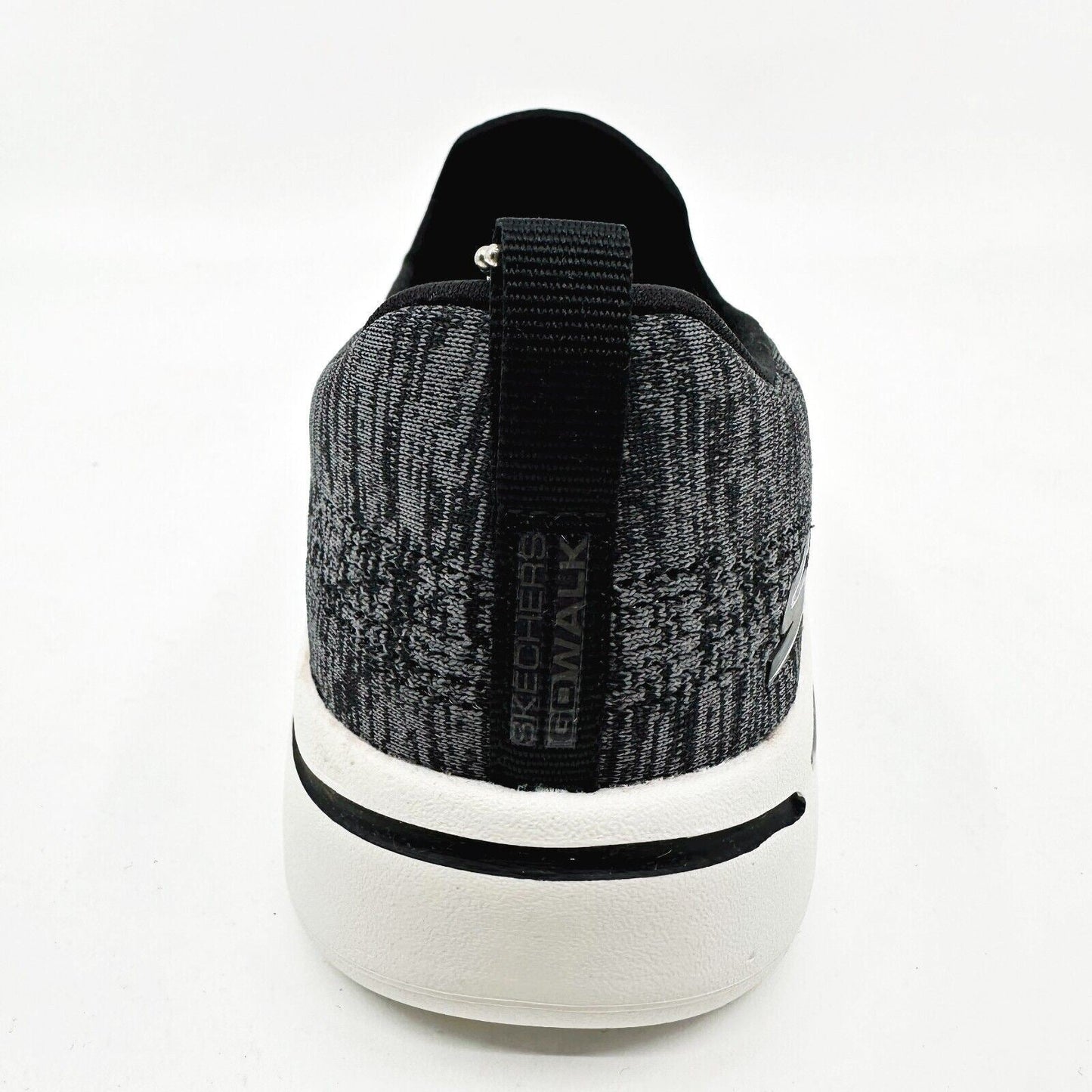 Skechers Go Walk Arch Fit Finley Black White Womens Size 6.5 Slip On Shoes