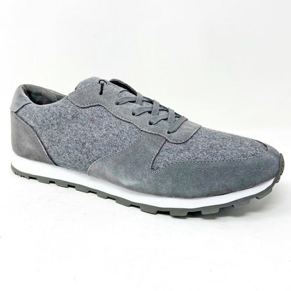 Clae Hayward Charcoal Wool Mens Premium Casual Sneakers