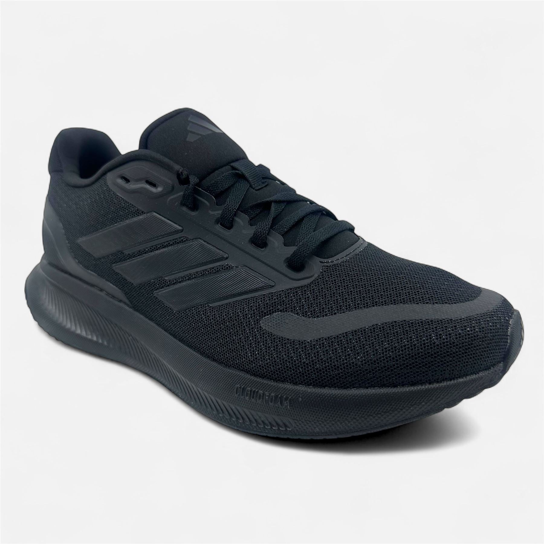 Adidas Runfalcon 5 Triple Black Womens Athletic Sneaker