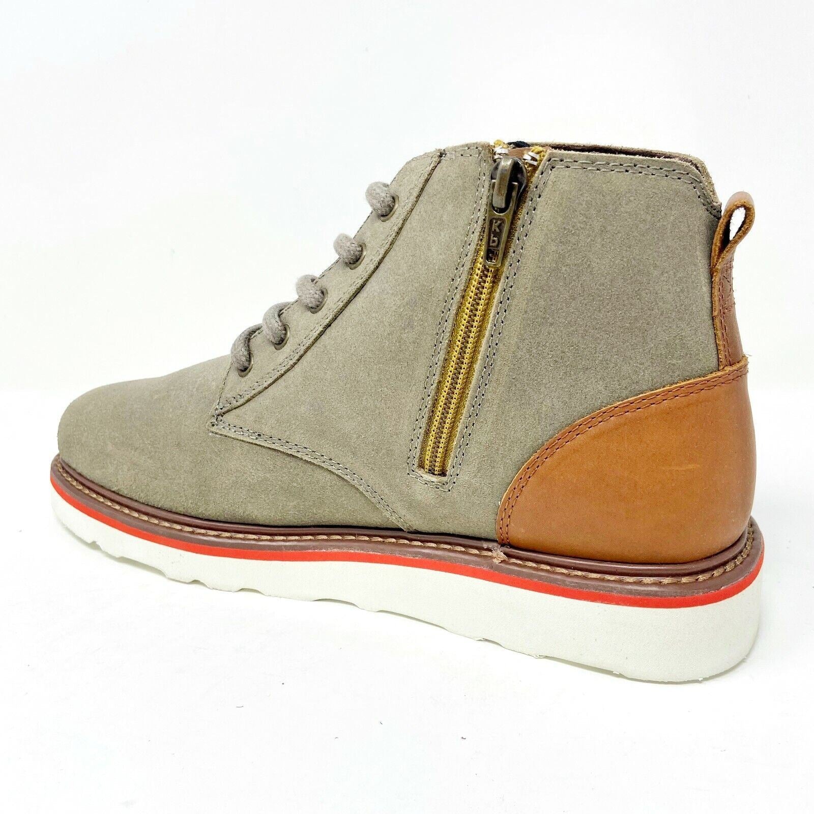Clae Jackson Sage Waxed Suede Vibram Mens Casual Mid Top Shoes Sneakers