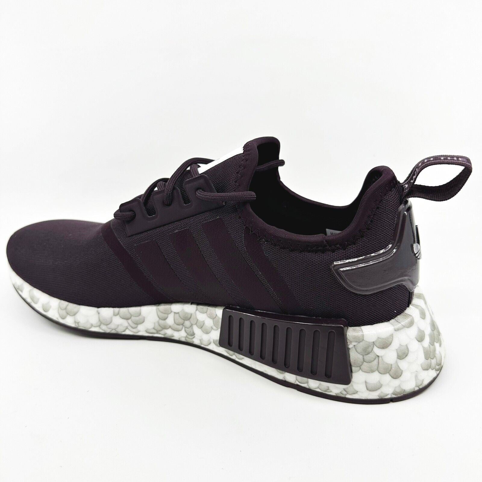 Adidas Originals NMD R1 Shadow Maroon White Womens Sneakers GW9475