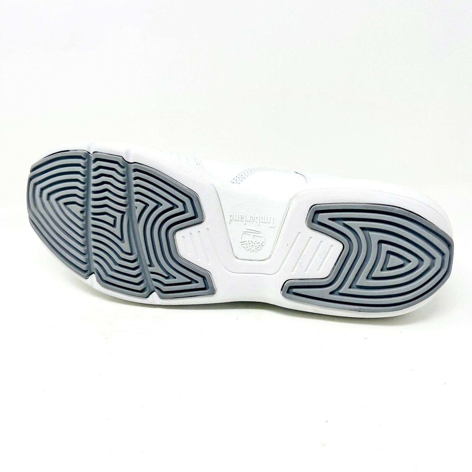 Timberland Harbor Racer White Leather Mens Casual Sneakers 54098