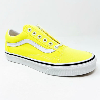 Vans Old Skool (Neon) Lemon Tonic True White Womens Shoes Sneakers
