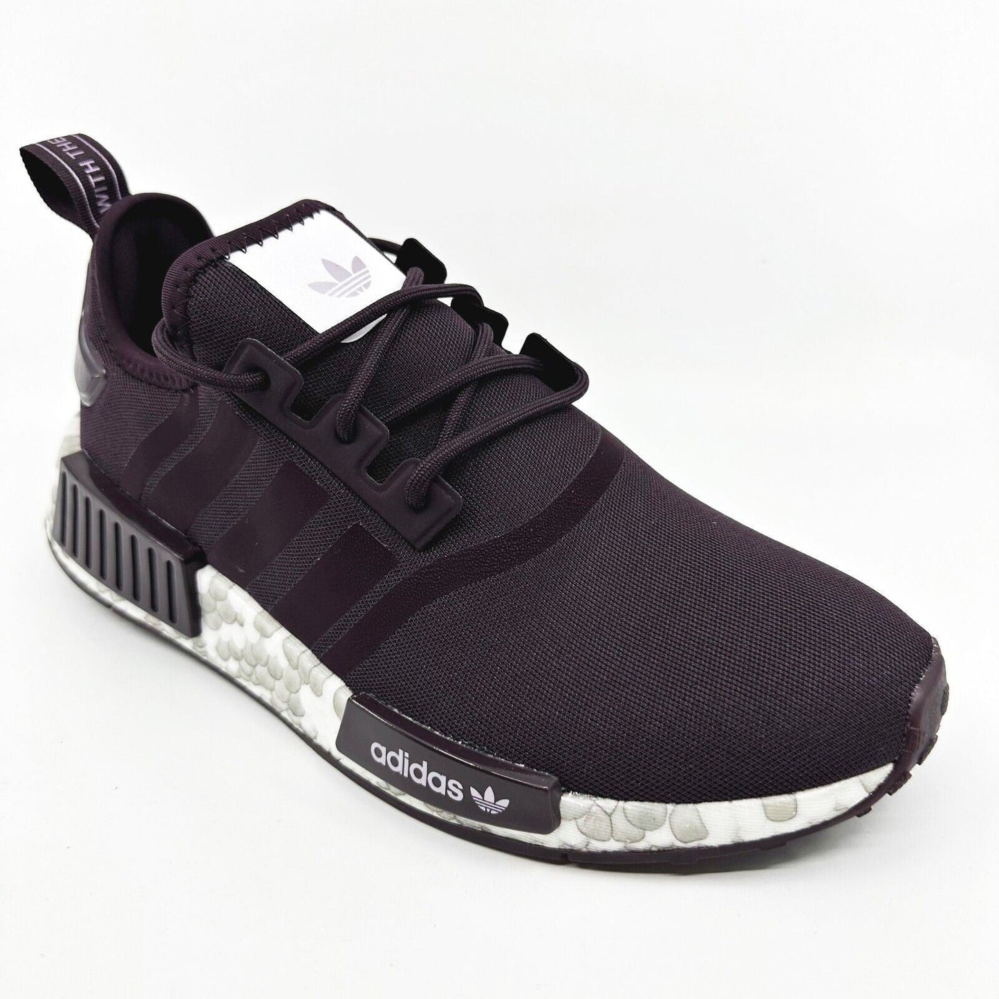 Adidas Originals NMD R1 Shadow Maroon White Womens Sneakers GW9475