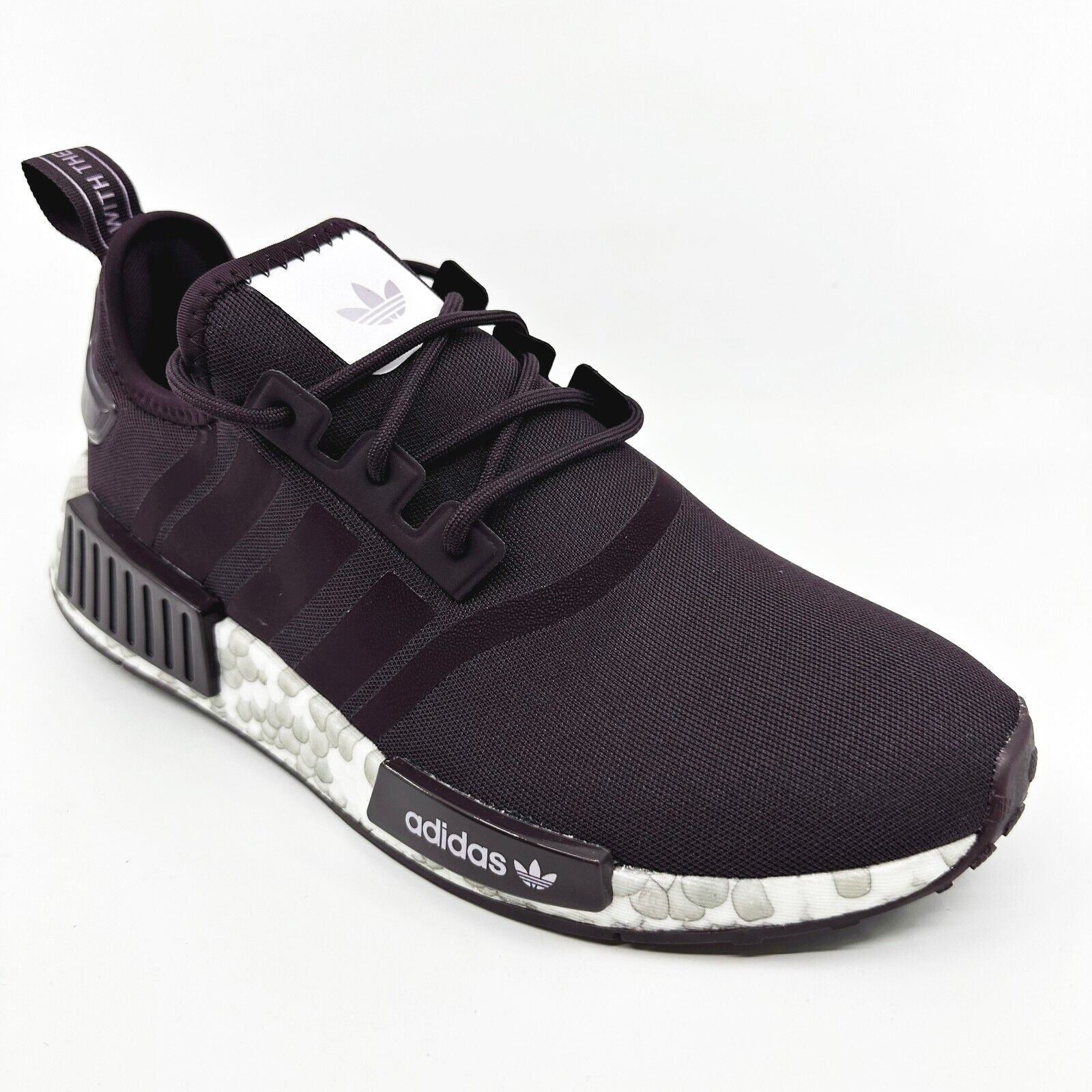 Adidas Originals NMD R1 Shadow Maroon White Womens Sneakers GW9475
