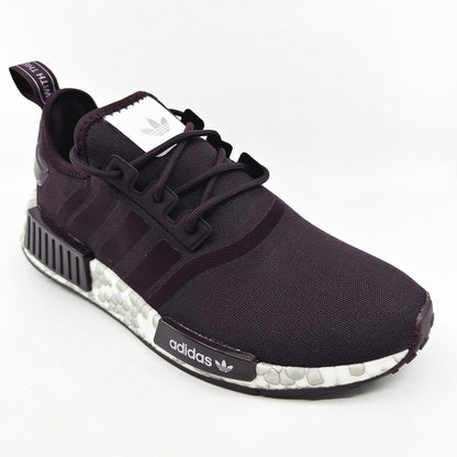 Adidas Originals NMD R1 Shadow Maroon White Womens Sneakers GW9475