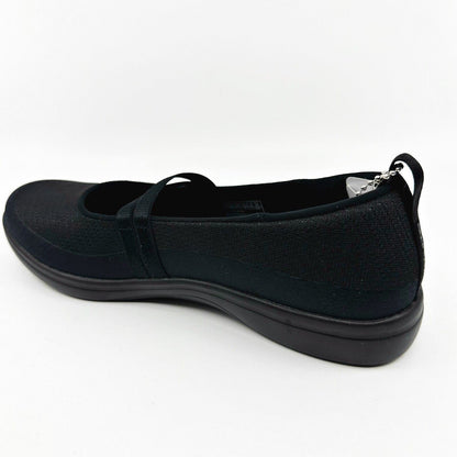 Skechers Arch Fit Uplift Mindful Black Womens Size 5.5 Slip On Shoes