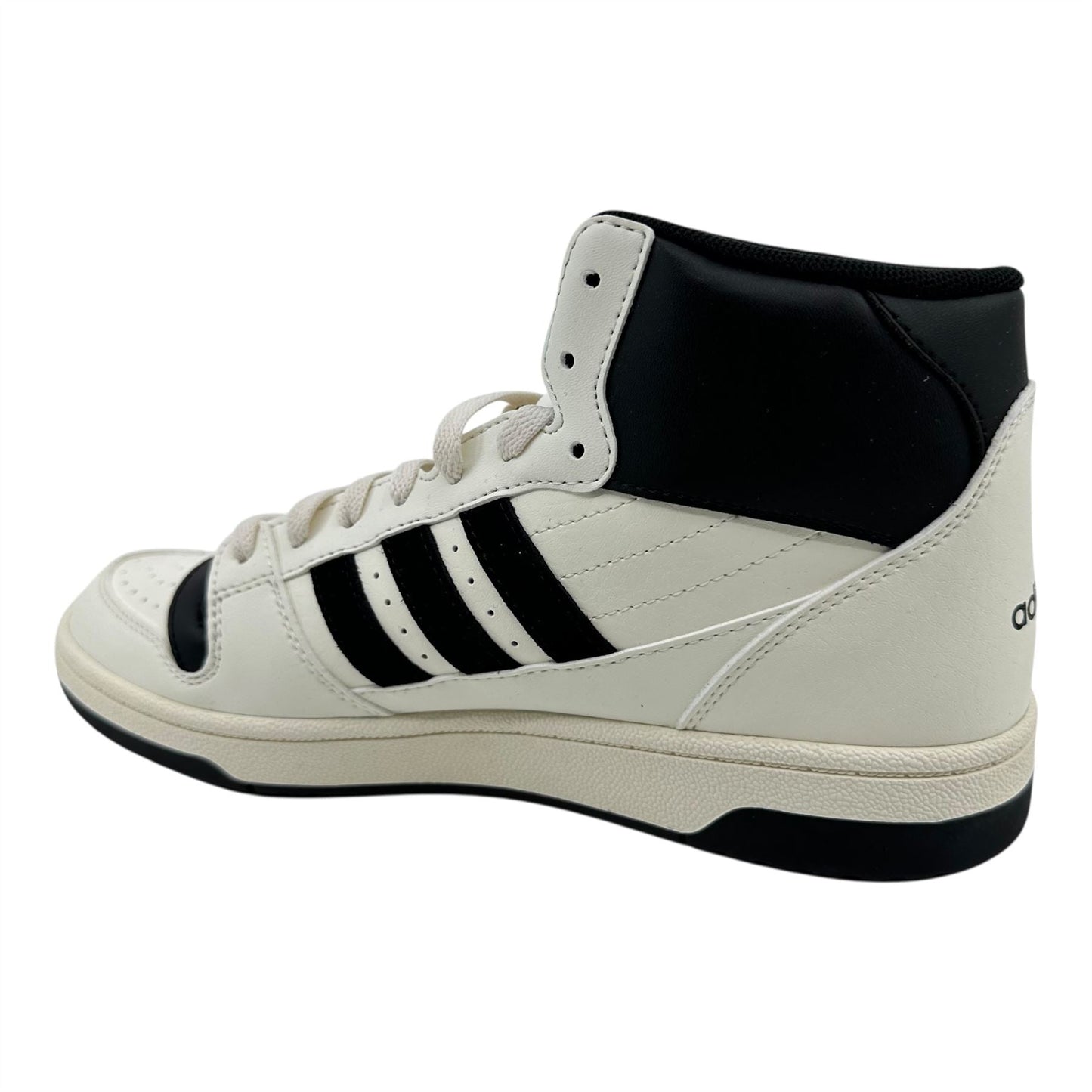 Adidas Break Start Mid Cloud White Core Black Womens Athletic Sneaker
