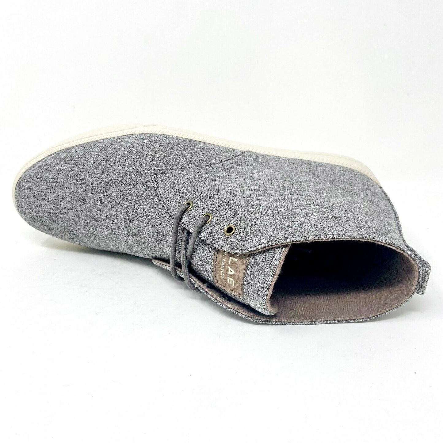 Clae Strayhorn Textile Redwood Mens Premium Mid Casual Sneakers