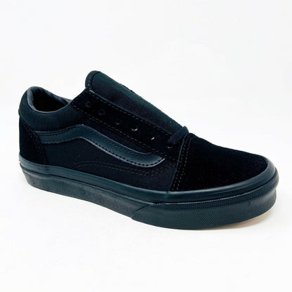 Vans Old Skool Triple Black Classic Kids Casual Sneakers
