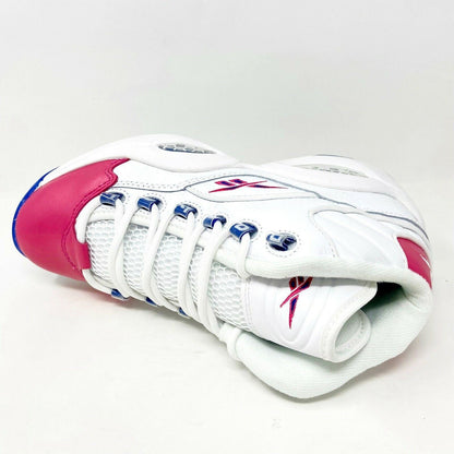 Reebok Question Mid Eric Emanuel Pink Toe White Mens Sneakers FX7441