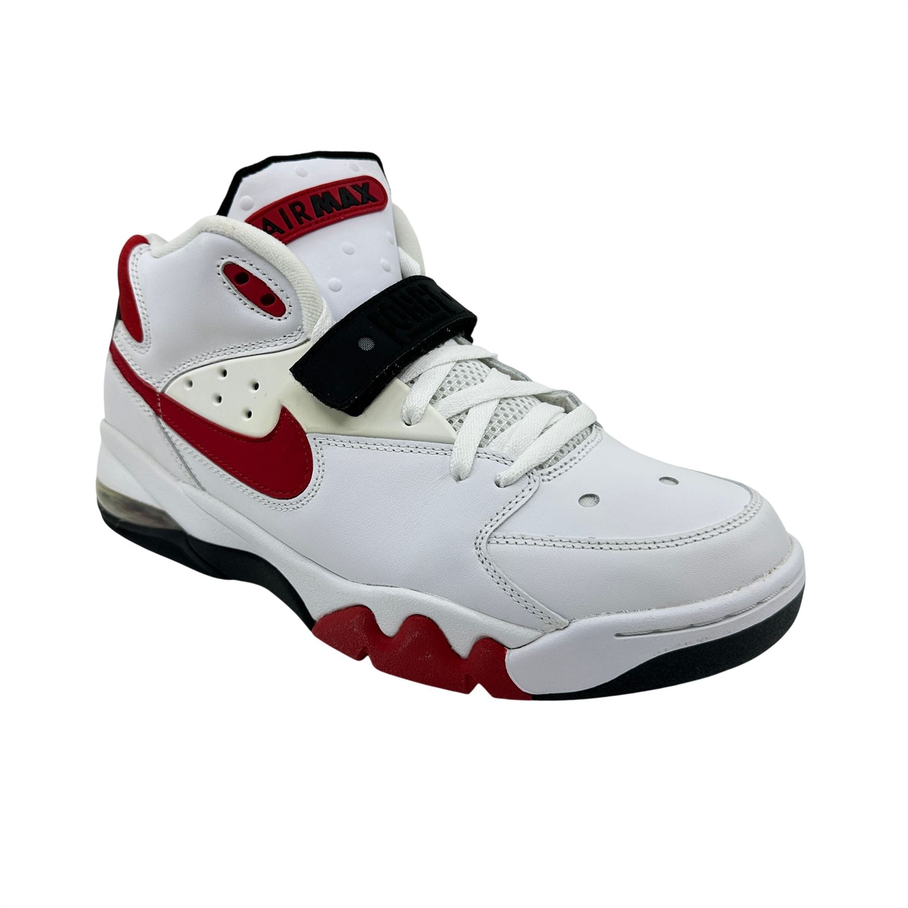 Nike Air Force Max White Univserity Red Black Mens Athletic Sneaker