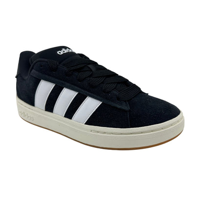 Adidas Grand Court Alpha 00s Black White Gum Mens Athletic Sneaker