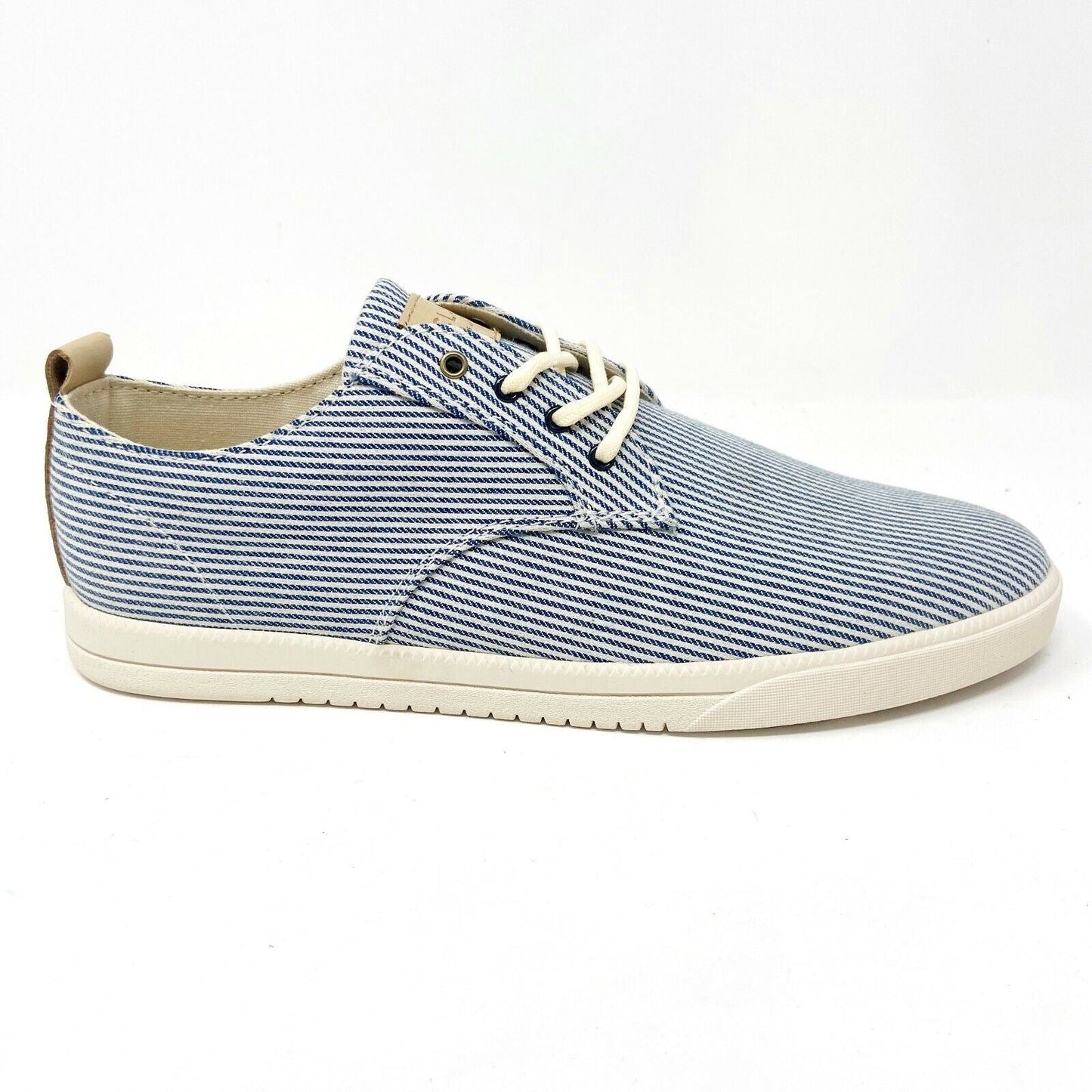 Clae Ellington Textile Navy White Mens Casual Sneakers