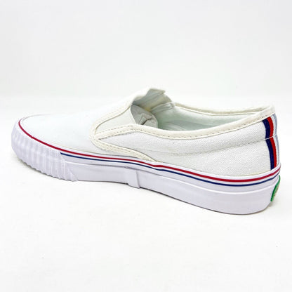 PF Flyers Center Slip On White Womens Shoes PM12OS2F