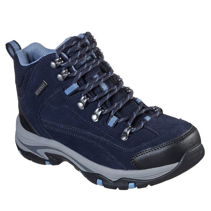 Women's Relaxed Fit Skechers 167004 Trego Alpine Trail Outdoor  Hiking Boots - Navy