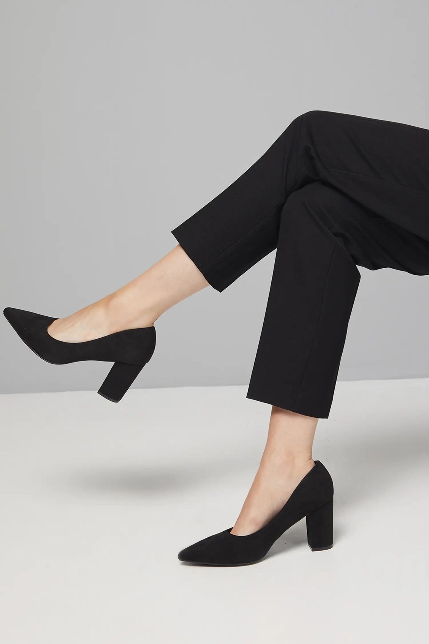 Women's Wide Fit Good For The Sole Exmoor Faux Suede Court Shoes